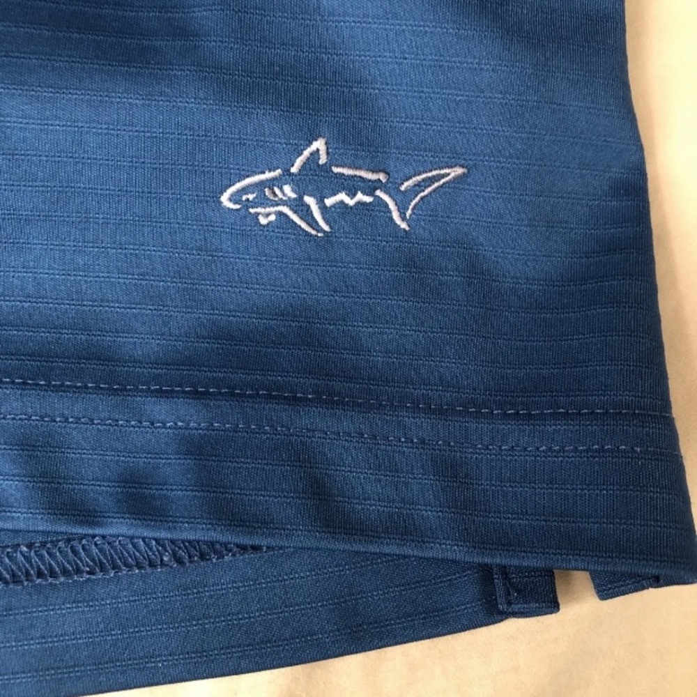 Greg Norman Mens 2XL Golf Polo Shirt Play Dry ML75 Tech Performance Blue - Picture 5 of 9